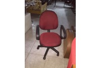 Thanh Lý Ghế Xoay Văn Phòng - Vải Nỉ Đỏ
